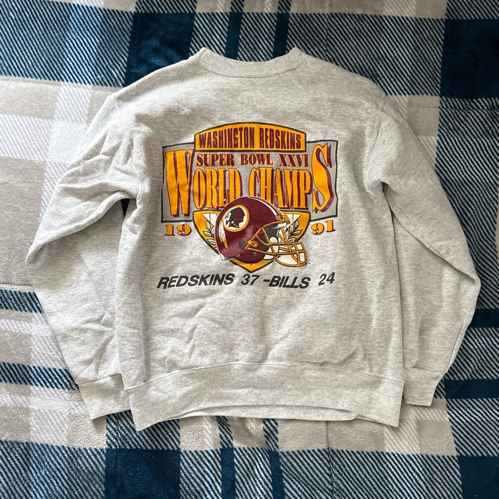 Gray Super Bowl XXVI Champion Sweater